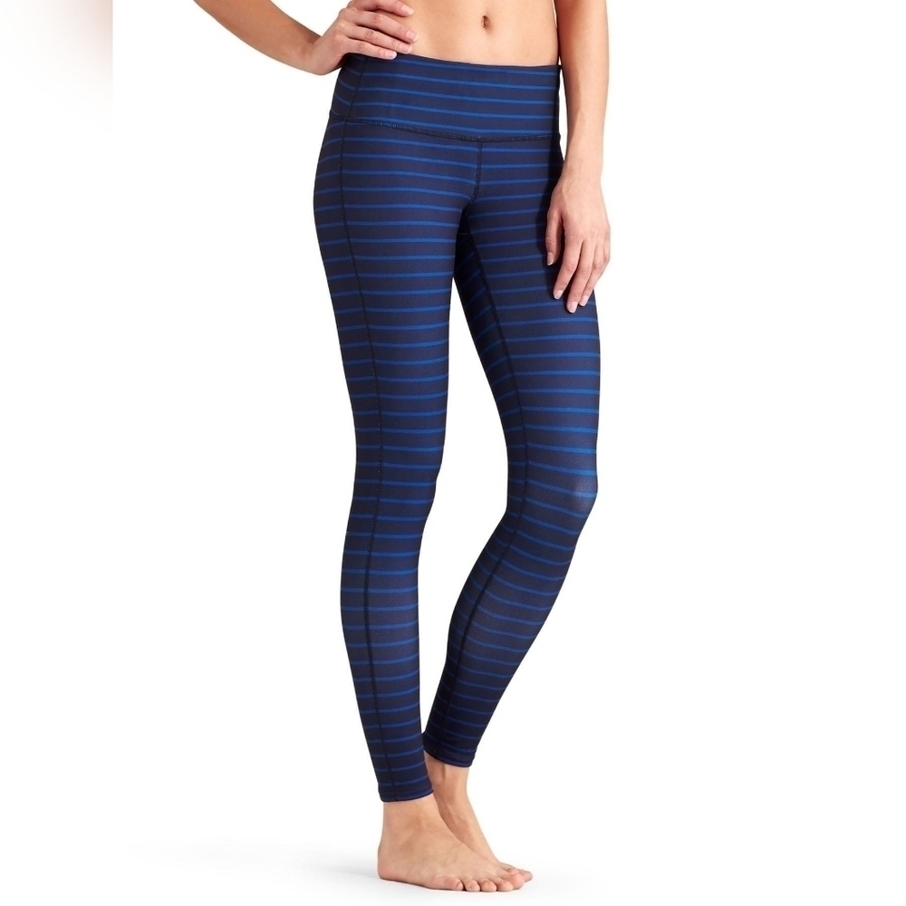 🔥ATHLETA Chaturanga Admiral Stripe 7/8 Legging, Size S